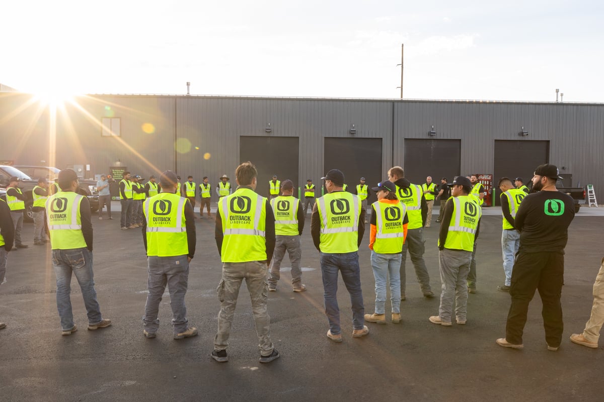 crew team office morning stretch trucks 9